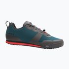 Scarpe da ciclismo Giro Tracker Fastlace da uomo con piattaforma blu/rosso brillante