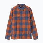 Camicia KAVU Northlake da uomo con foglie di rame