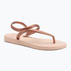 Sandali Havaianas Flash Urban da donna, rosa e oro, arrossiti.