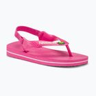 Sandali Havaianas Baby Brasil Logo II rosa flux / bianco