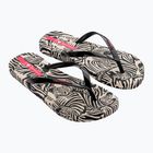 Infradito Ipanema Animal Print VI beige/nero/rosa da donna