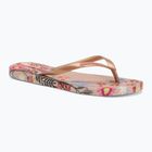 Infradito Ipanema Verao Tropical beige/oro da donna