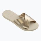 Infradito donna Havaianas Aqua Metallic beige