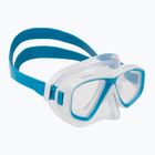 Maschera subacquea Mares Puffer aqua white/clear