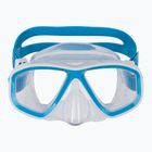 Maschera subacquea Mares Puffer aqua white/clear