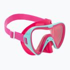 Maschera da snorkeling Mares Turtle rosa/acqua per bambini
