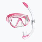 Mares Combo Wahoo Kit snorkel rosa neon/bianco/chiaro