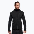 Felpa da trekking da uomo Black Diamond Coefficient Fleece Hoody nero