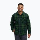 Camicia da trekking da uomo Black Diamond Project Heavy Flannel verde palma/antracite a quadri