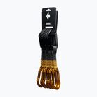 Set di rinvii da arrampicata Black Diamond Hotforge Quickpack Set 6 pcs 12 cm amber