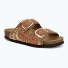 Scholl Noelle Crochet bude/marrone chiaro/cognac infradito da donna