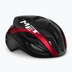 MET casco da bici Rivale II Mips nero/rosso metallizzato lucido