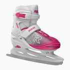 Pattini da ghiaccio per bambini Roces Jokey Ice X white/pink