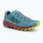 Scarpa da corsa La Sportiva Helios III donna topazio/rosso prugna