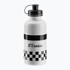 Bottiglia da bicicletta Elite Eroica France 500 ml bianco/nero