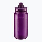Elite FLY Tex 550 ml bottiglia da bicicletta trasparente/viola