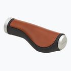 Brooks England Manopole ergonomiche per manubri in pelle al miele