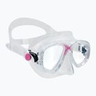 Maschera subacquea Cressi Marea trasparente/rosa