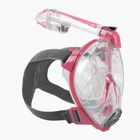 Maschera da snorkeling Cressi Duke Dry Full Face chiara/rosa