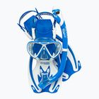 Set da sub Cressi Rocks Jr Set blu/bianco per bambini