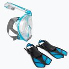 Cressi Duke Bonete Net Bag kit snorkeling acquamarina traslucida