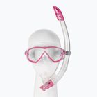 Set da snorkeling Cressi Estrella + Gamma trasparente/rosa