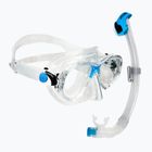 Set da immersione Cressi Marea + Seal Dry Jr trasparente/azzurro