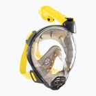 Maschera facciale integrale per snorkeling Cressi Komodo Full Face black/yellow
