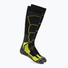 Calze da sci Mico Medium Weight Superthermo Natural Marino Ski black/fluorescent yellow