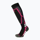 Calze da sci bambini Mico Medium Weight Warm Control Ski nero/fucsia