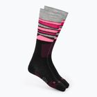 Calze da sci donna Mico Light Weight Superthermo Natural Merino Ski black/fuchsia fluo