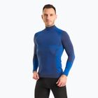 Mico Warm Control Mock Neck manica lunga termica da uomo piombo