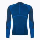 Maglia termica da uomo Mico Warm Control Zip Neck piombo