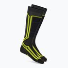 Calze da sci Mico Light Weight Odor Zero X-Static Ski anthracite/fluorescent yellow
