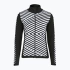 Felpa termica da donna Newland Coral Full Zip nero/bianco