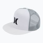 Cappello Hurley Icon Solid Flat Trucker bianco da uomo