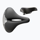 Sella da bici Selle Italia Sportouring T 2 Flow, Fec Alloy Rail, Soft-Tek, Light Gel nero