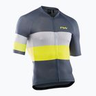 Northwave Blade Air maglia da ciclismo da uomo grigio scuro/giallo fluo