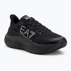 EA7 Emporio Armani Wave Cracking scarpe nere/argento pieno