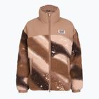 EA7 Donna Train Contemporary Sport Medium Giacca imbottita fantasia brownie stellar