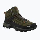Scarponi da trekking da uomo CMP Rigel Mid Wp olive/flame