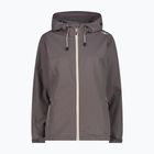 Giacca antipioggia da donna CMP 39X6636 Fix Hood terra