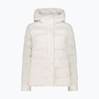 Giacca imbottita donna CMP 35K3666 Fix Hood chalk white/blue ink