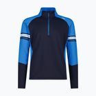 Felpa uomo CMP 35L0427 Sweat nero/blu/sole invernale