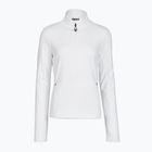 Felpa da sci donna EA7 Emporio Armani Pure Powerstretch T-Top Half Zip white
