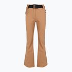 Pantaloni da sci da donna EA7 Emporio Armani Pure Softshell Waisted mocha mousse