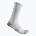 Calze da ciclismo Castelli Superleggera T 18 da uomo, bianco