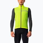 Gilet da ciclismo Castelli Squadra Stretch uomo lime elettrico/grigio scuro