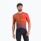 Maglia da ciclismo Sportful Bomber cayenna rosso/pompelmo da uomo