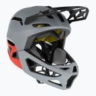 Dainese Linea 01 MIPS casco bici nardo grigio/rosso